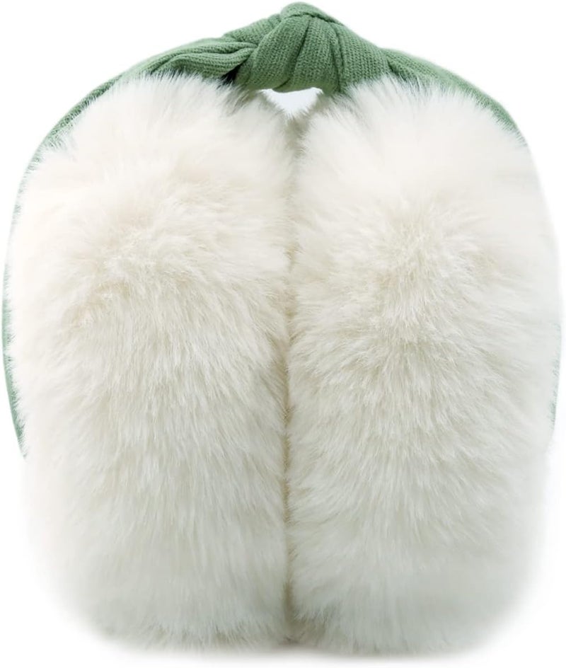 FSTEOE Women Winter Ear Muffs Foldable Girl Ear Warmer Fashion Furry Earmuff Soft Ear Cover Cold Weather - Image 1